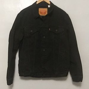 Levi's Black Denim Jacket size L